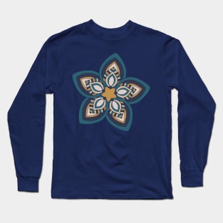 Art Deco Star Long Sleeve T-Shirt